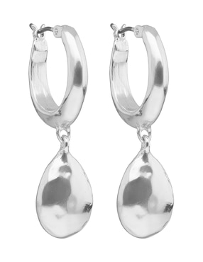 Aretes largos Napier Basic Metal Ears M3 acabado brillante