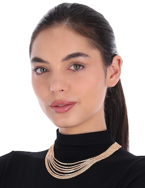 Collar de varios hilos napier gold lace