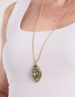 Collar con dije napier