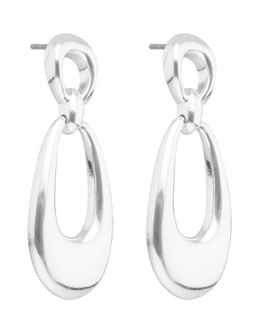 Aretes largos Napier con acabado brillante