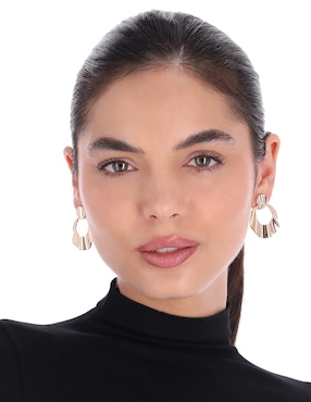 Aretes largos Napier Ears M3 con acabado brillante