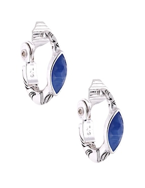 Aretes largos Napier Westside con acabado brillante