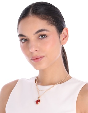 Collar de varios hilos Napier Love Hearts