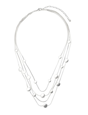 Collar de varios hilos Napier Organic Silver