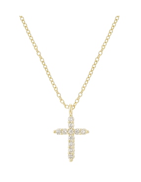 Collar con dije de cruz Carmela Mía Religiosos 14 k