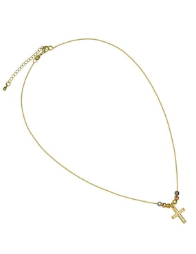 Gargantilla de cruz Horoz 18 K