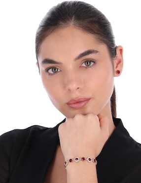 Aretes y pulsera circular Givenchy