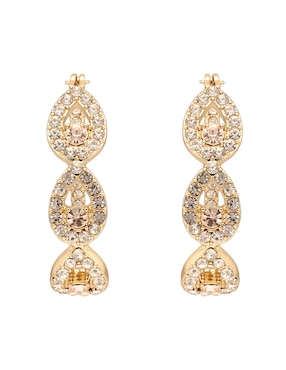 Arracadas Givenchy Angelic Adornment 22 K baño de oro