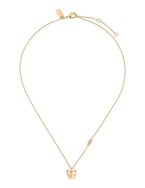 Collar de mariposa Coach Pave Icons