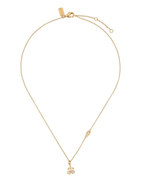 Collar con dije de cereza Coach