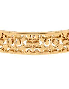Pulsera Coach 2.1 Quilted Cut Out Logo con acabado
brillante