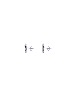 Broqueles de flor Bijoux Fp de plata p 925 zirconia