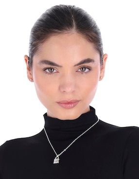 Set collar y aretes de candado Dkny H25 Box