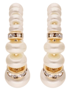 Arracadas Anne Klein con acabado esmaltado