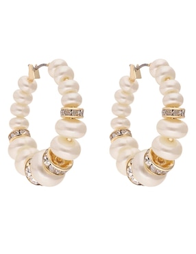 Arracadas Anne Klein con acabado esmaltado