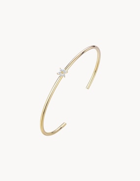 Brazalete Apodemia Olivia Wild con acabado baño de oro de 18 K