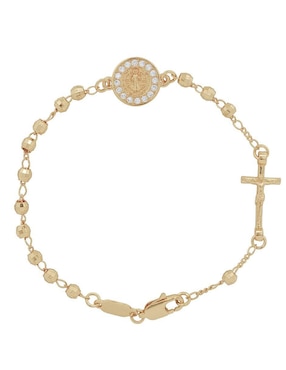Pulsera Horoz 18 k con acabado chapa de oro
