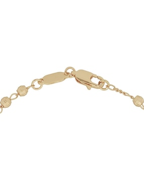 Pulsera Horoz con acabado chapa de oro de 18 K
