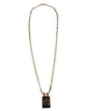Collar con dije de signo zodiacal Nira Constelaciones de oro laminado 10 K