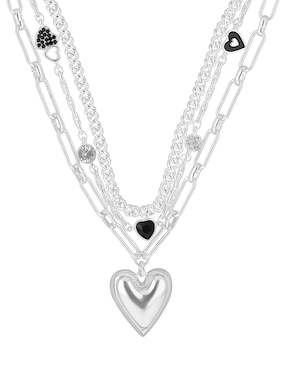 Collar con dije de corazón Nine West Heart Trend