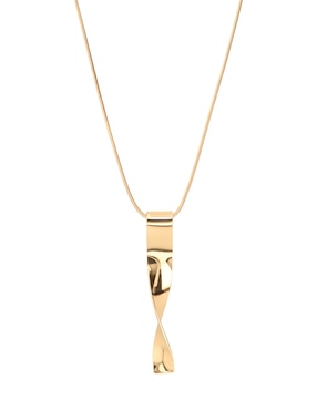 Collar con dije Nine West Golden Ribbon