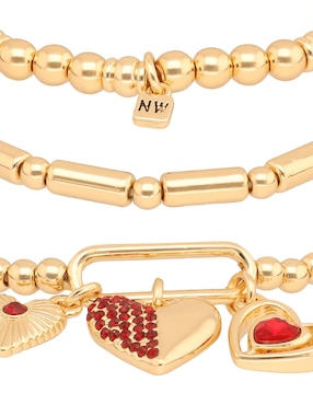Set de pulsera Nine West Heart trend