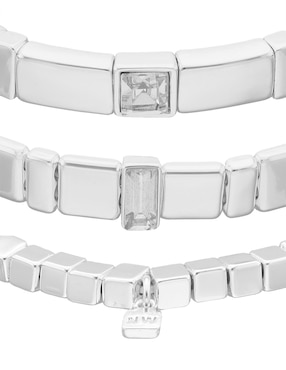 Set de pulsera Nine West Social Tiles