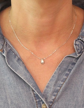 Collar de gota Sofia Blum de plata P 925