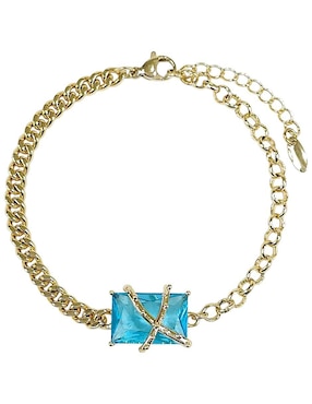 Pulsera OG con acabado baño de oro 18 k