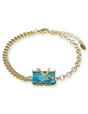 Pulsera OG con acabado baño de oro 18 k