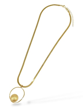 Aretes, collar y anillo Og de acero inoxidable