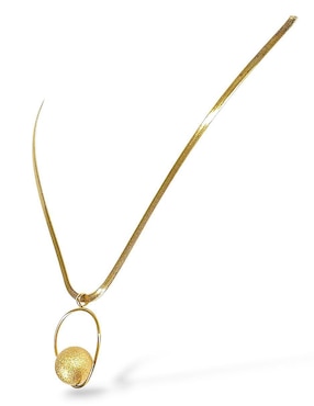Aretes, collar y anillo Og de acero inoxidable