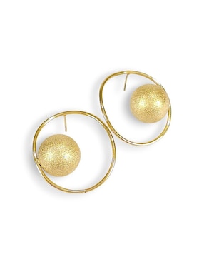 Aretes, collar y anillo Og de acero inoxidable