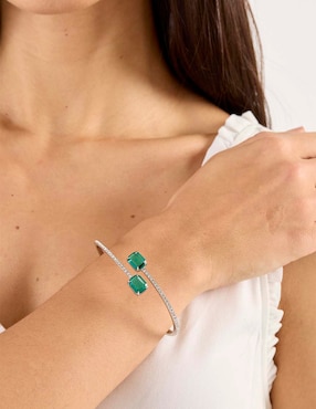 Brazalete Lauren Ralph Lauren Noella con acabado pavé