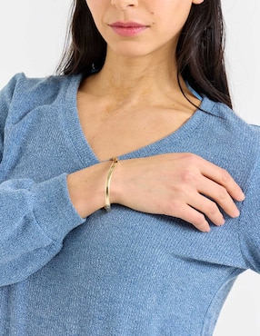 Brazalete Lauren Ralph Lauren Cassandra con acabado pulido