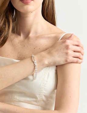 Brazalete Anne Klein acabado pavé