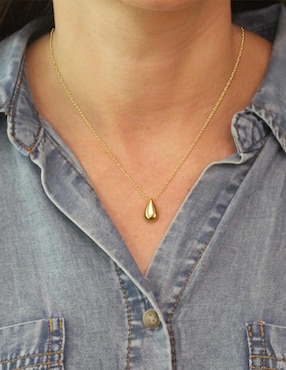 Collar de gota Sofia Blum de plata P 925