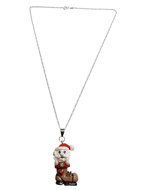 Collar Santa Claus Limerence By Claudia Herrera de plata P 925