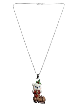 Collar navidad de oso Limerence By Claudia Herrera Dulzura de plata P 925