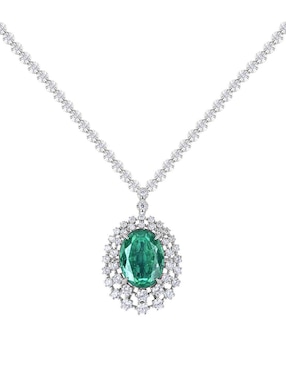 Collar ovalado Gladkova Joyería de plata P 925