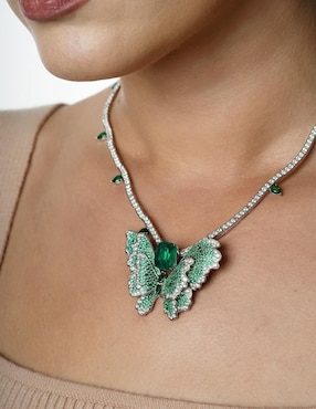Collar de mariposa Gladkova Joyería de plata P 925