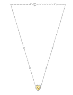 Collar de corazón Gladkova Joyería de plata P 925