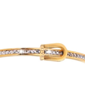 Brazalete Moon de oro laminado 8 k con acabado pulido