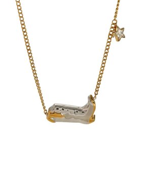 Collar de estrella Moon de oro laminado 10 K