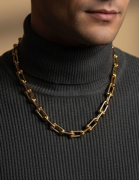 Collar Moon de oro laminado 10 K