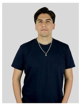 Collar con dije rectangular Crixus Joyeria