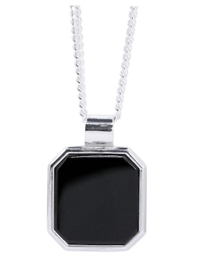 Collar con dije octagonal Crixus Joyeria de plata P 925
