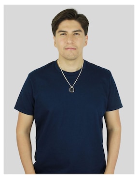 Collar con dije octagonal Crixus Joyeria de plata P 925