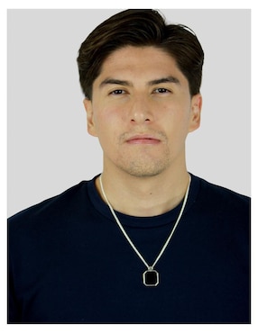 Collar con dije octagonal Crixus Joyeria de plata P 925