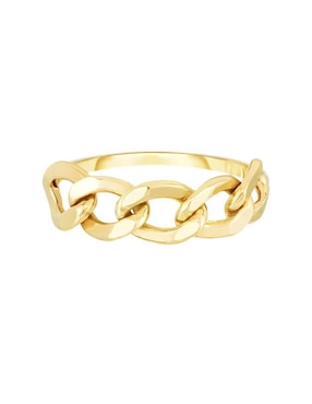 Anillo de cadena Mink P 925 de plata brillante